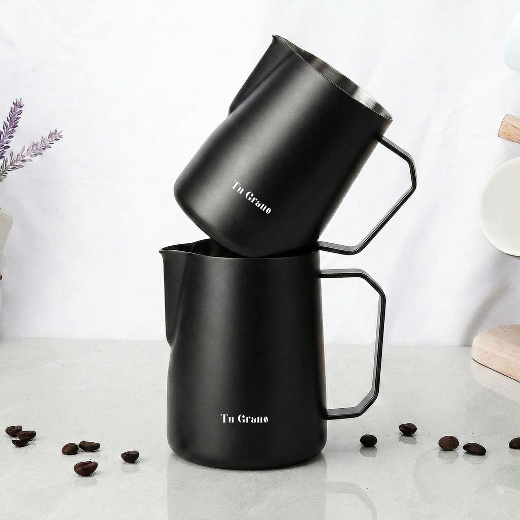 rvs melkkan 450ml met precieze schenktuit voor latte art