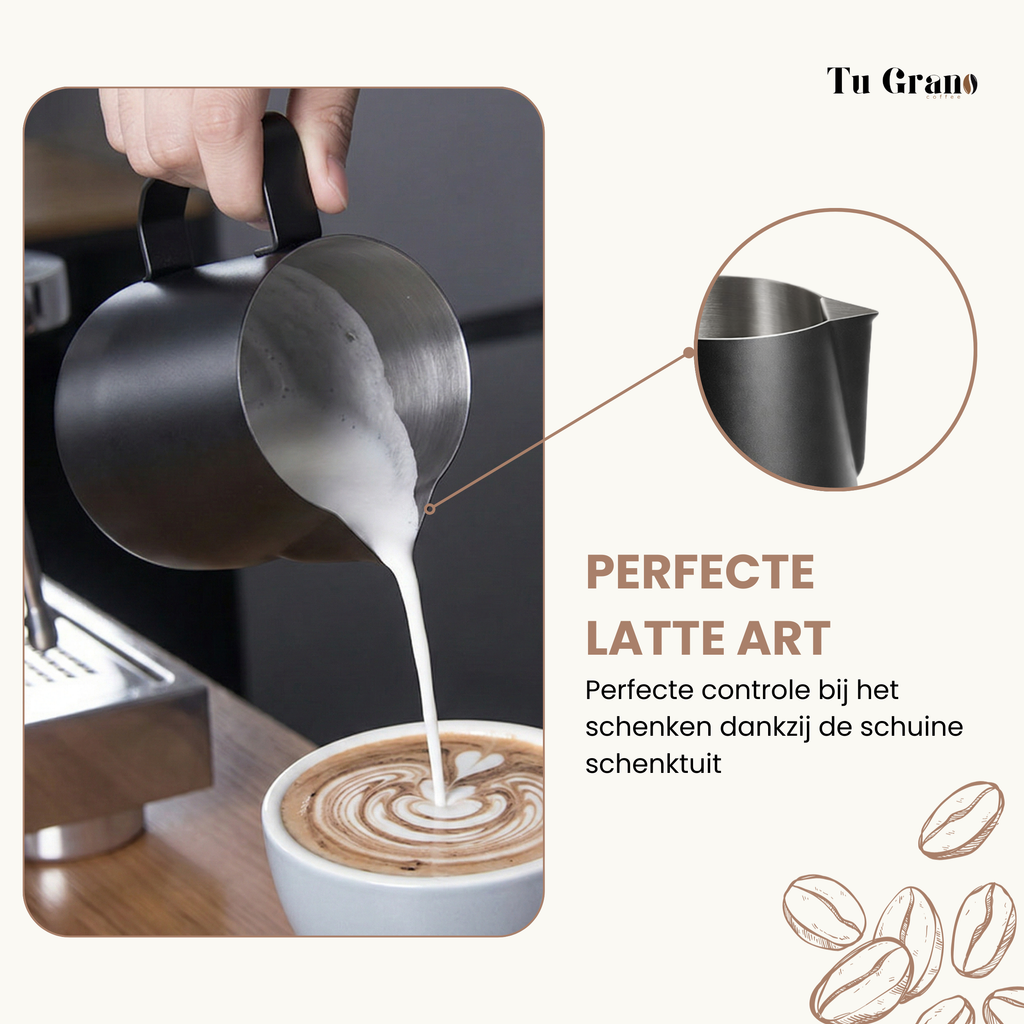 koffie melkkan 450 ml voor latte art
