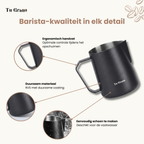 melkkan 450ml barista tool voor thuisgebruik